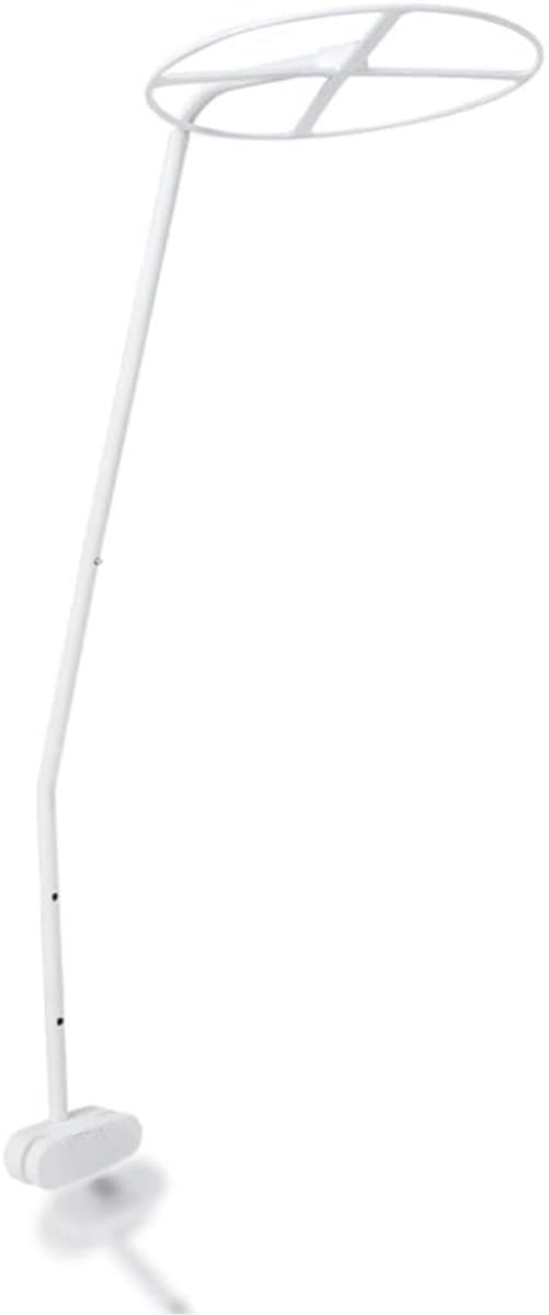 DYVNS® Piekstok Klamboe - Hoogte Verstelbaar - Sluierstang - Hemelstang - 110 cm - Met Montageaccessoires - Wit