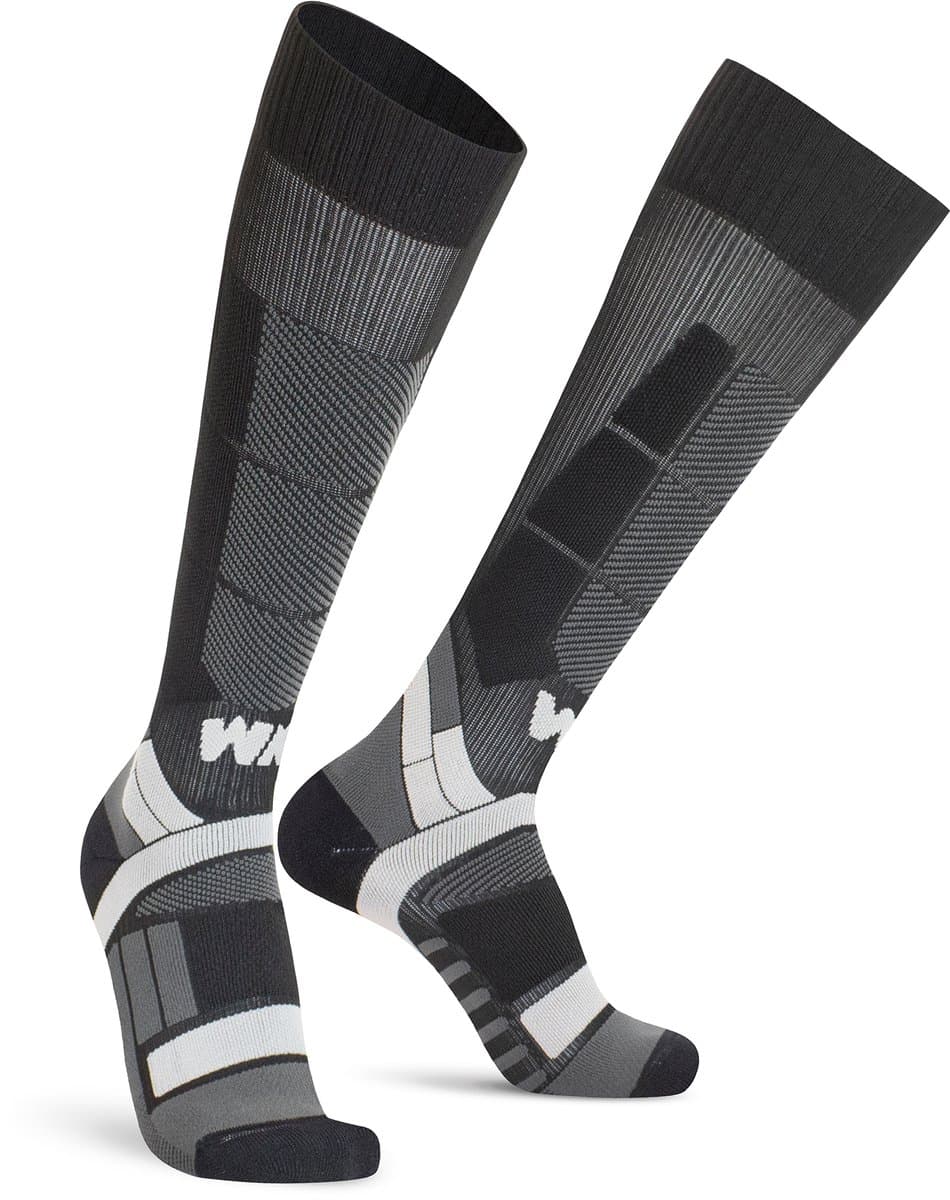 Worik - 2-Pack - Thermo Kniekousen - Smart Flow - Heren / Dames - antraciet - 36-39 - UPTK