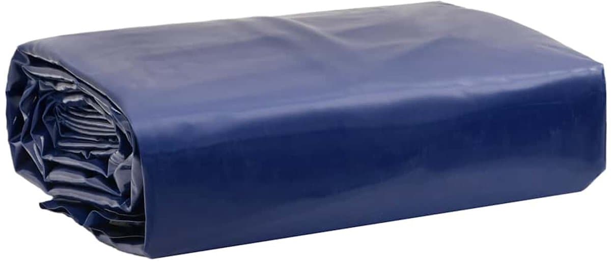 vidaXL - Dekzeil - 650 - g/m² - 3x4 - m - blauw