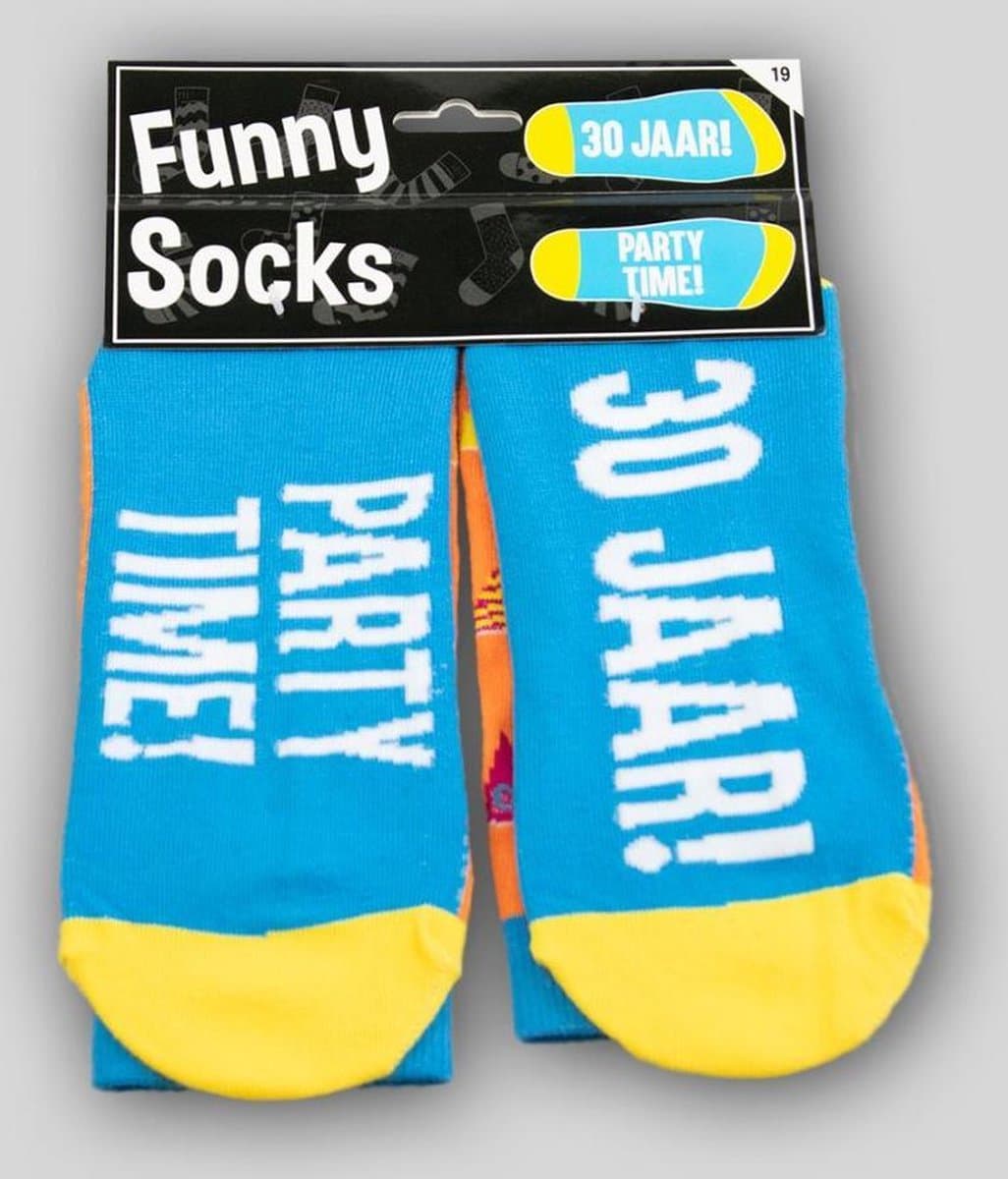 Funny Socks - Cadeau voor 30 jaar - 2 paar