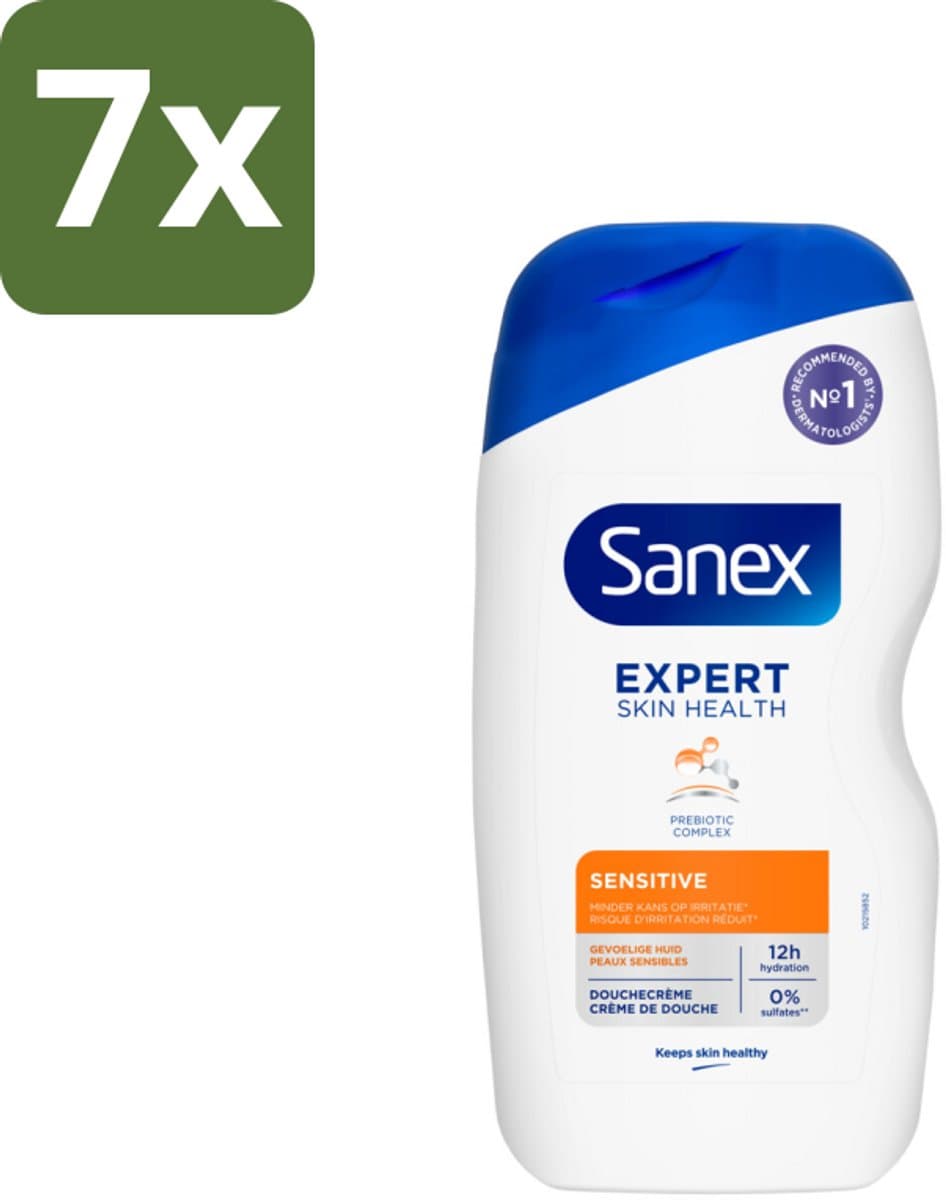 Sanex Douchegel Expert Skin Health Sensitive 400 ml - Bulkverpakking - 7 stuks