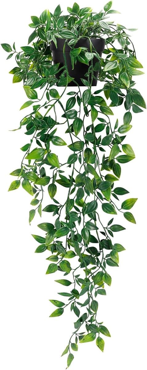 Gigicial Nepplanten - Kunstplanten Binnen - Realistische Groene Bladeren & Waterafstotend Design - 1 - Voor Indoor Decoratie In Groen