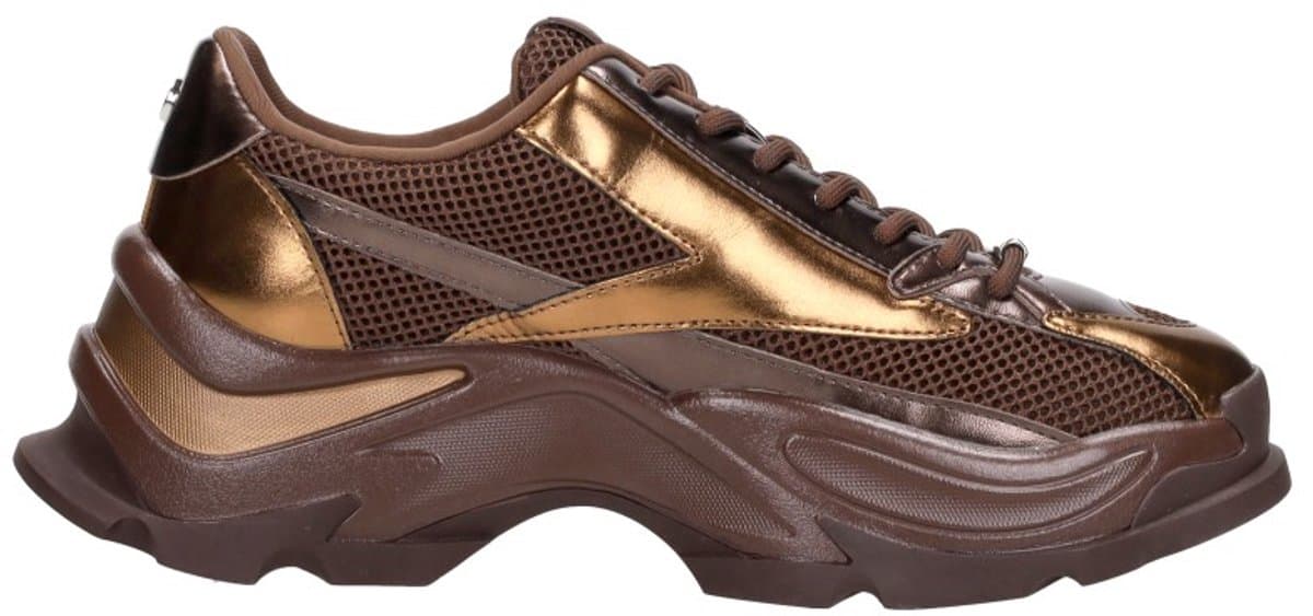 Steve Madden Zoomz Sneakers Laag - Brons - Maat 38