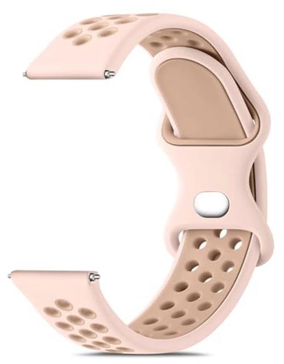 Tweedehands Waterdichte Siliconen Horlogeband 22 mm voor Smartwatches - Ademend en Stijlvol