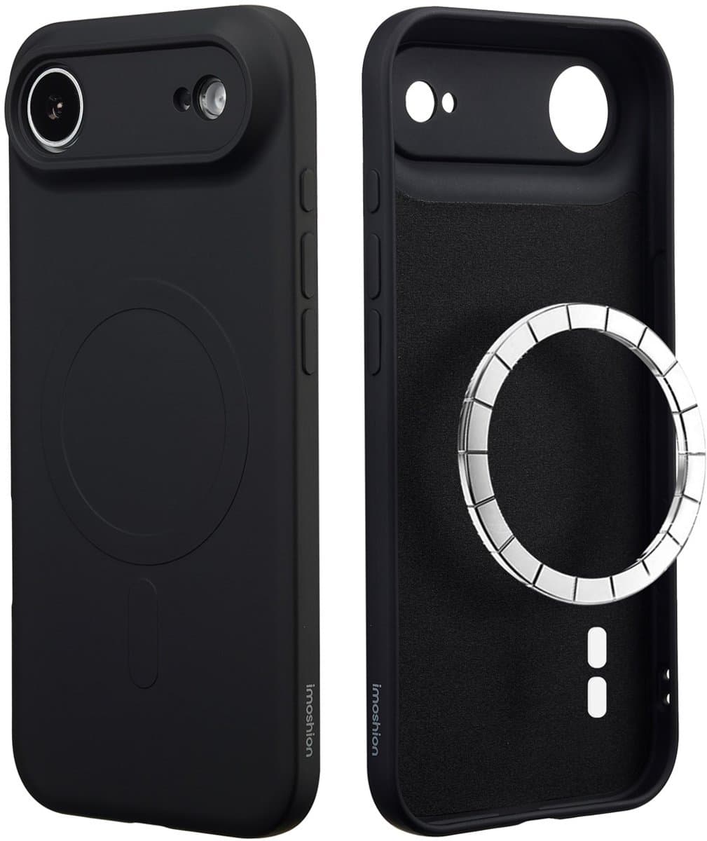 imoshion Hoesje - Geschikt voor Apple iPhone 17 Air - Color Backcover geschikt voor MagSafe - Zwart