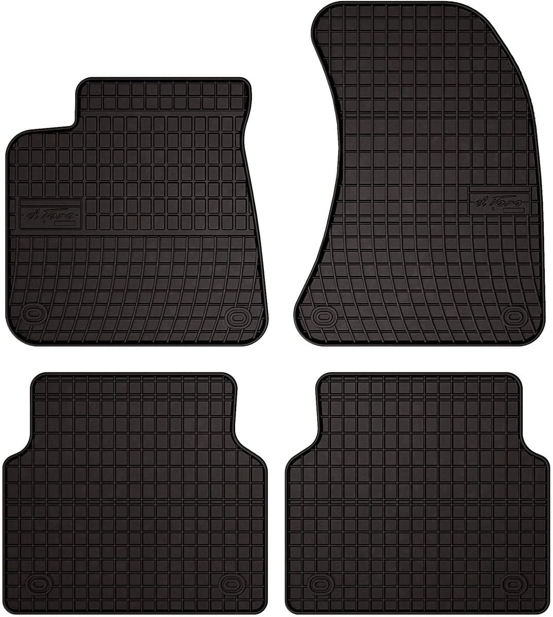 Wielganizator SolidPRO – Automattenset – Audi A8 D4 (2009-2017) – Zwart – Pasvorm