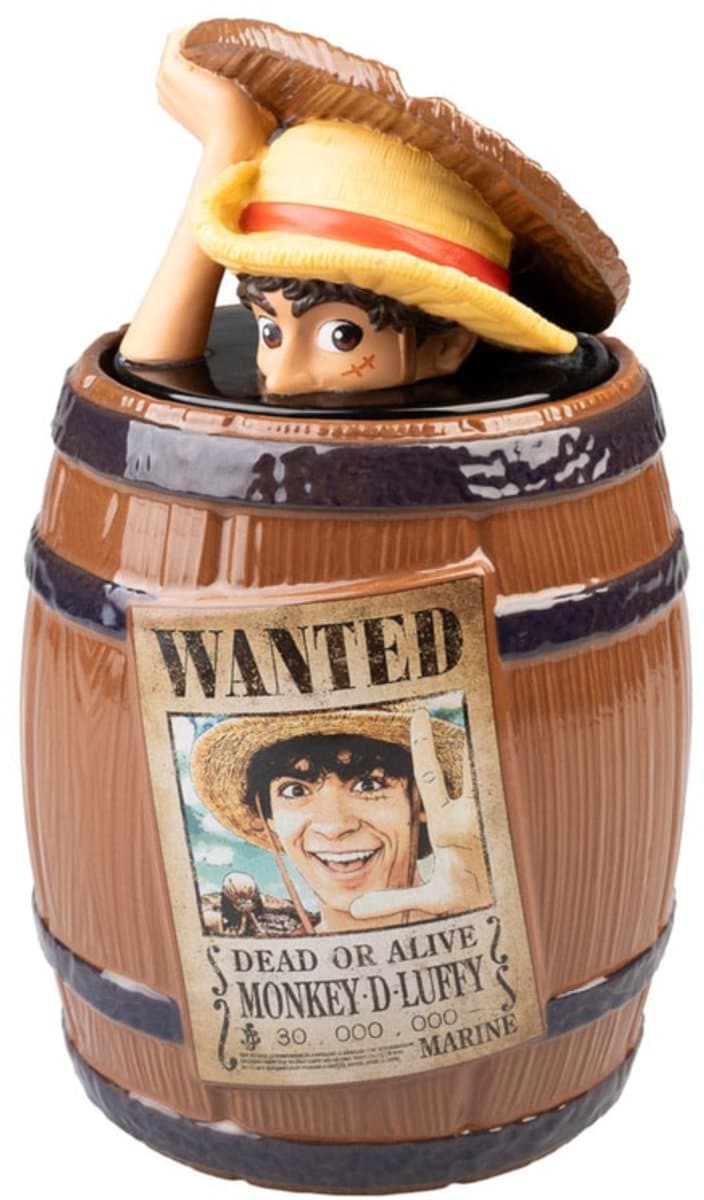 One Piece Cookie Jar Wanted Monkey D. Luffy