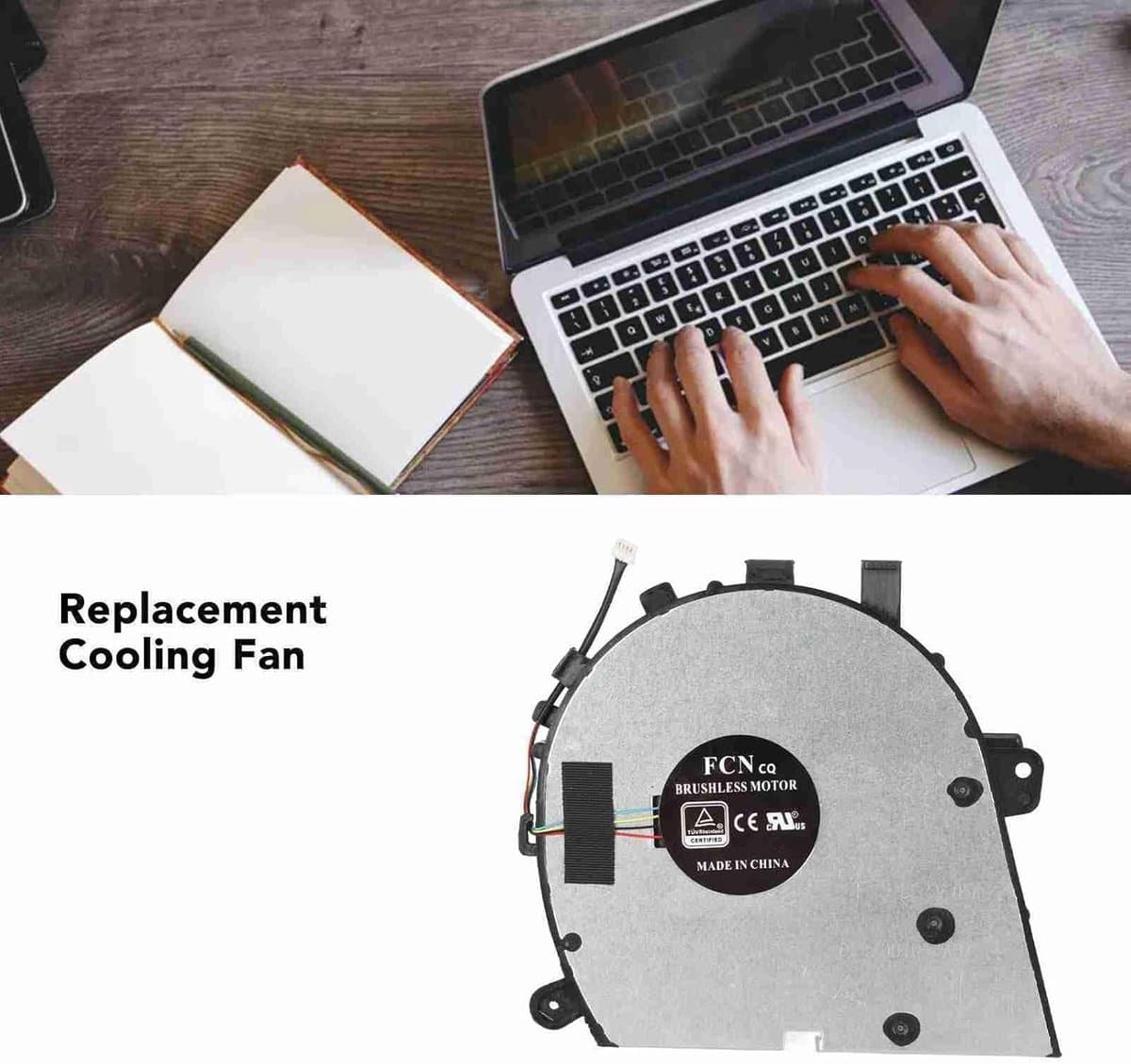CPU Koelventilator voor Laptop - 4-pins Snelle en Stille Warmteafvoer voor Betere Prestaties