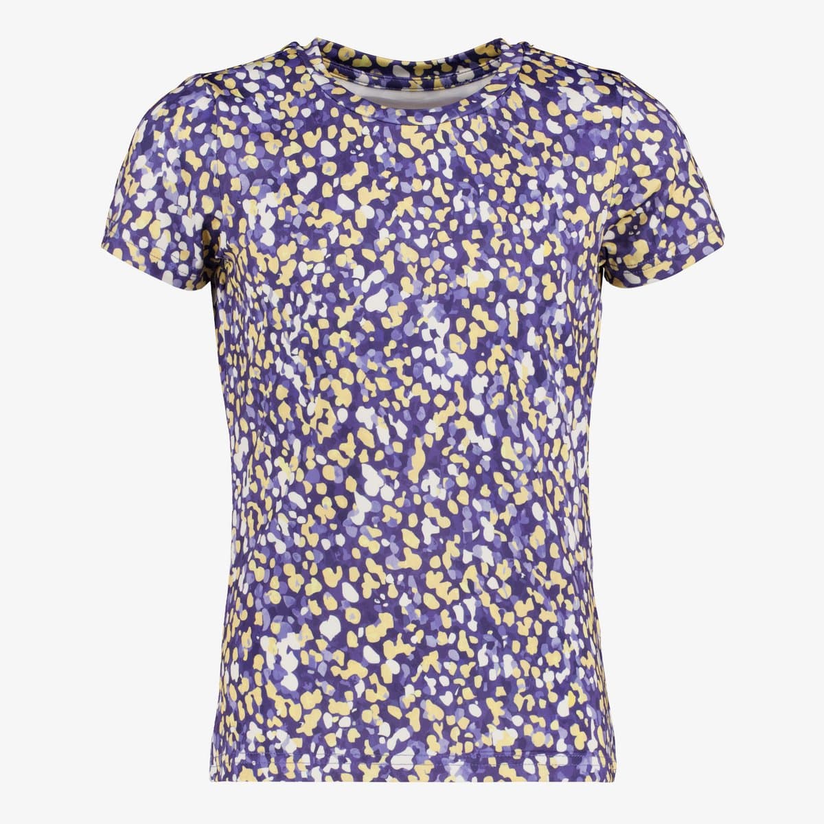Osaga meisjes sport T-shirt met print paars geel - Maat 164