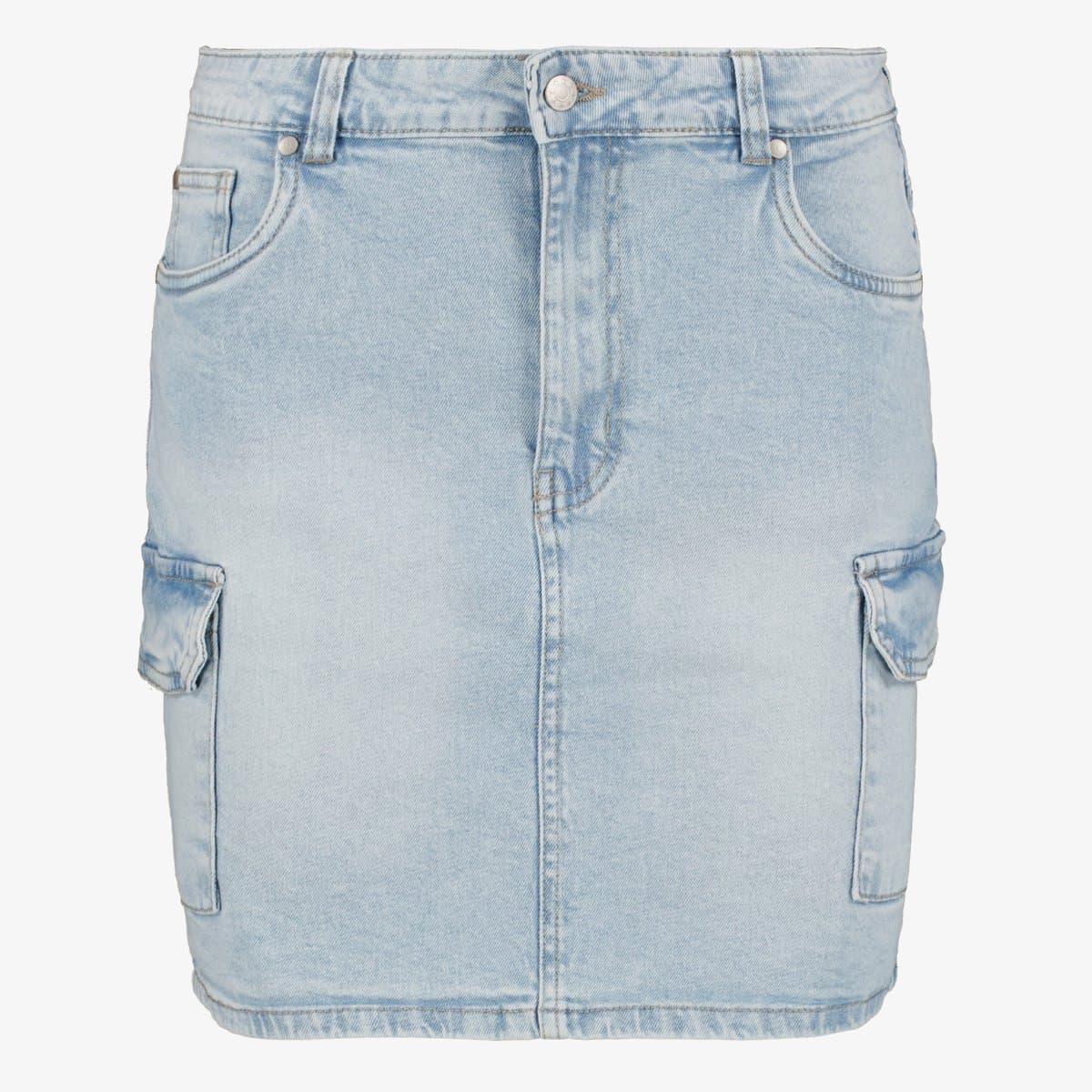 TwoDay cargo dames spijkerrok lichtblauw - Maat L