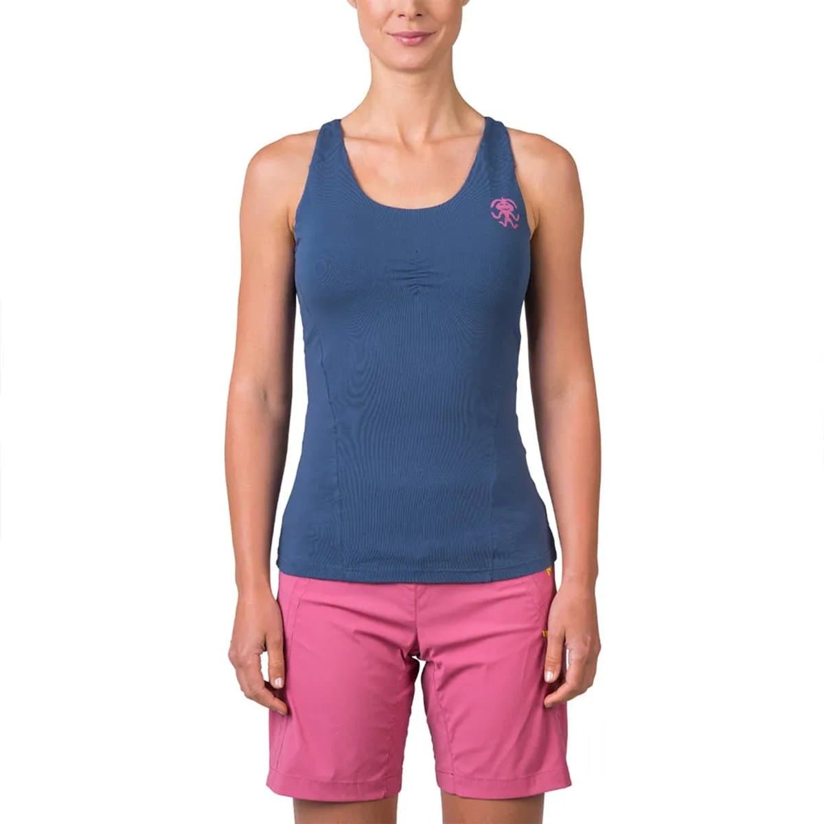 Rafiki Suesca Ctn Mouwloos T-shirt Blauw 34 Vrouw