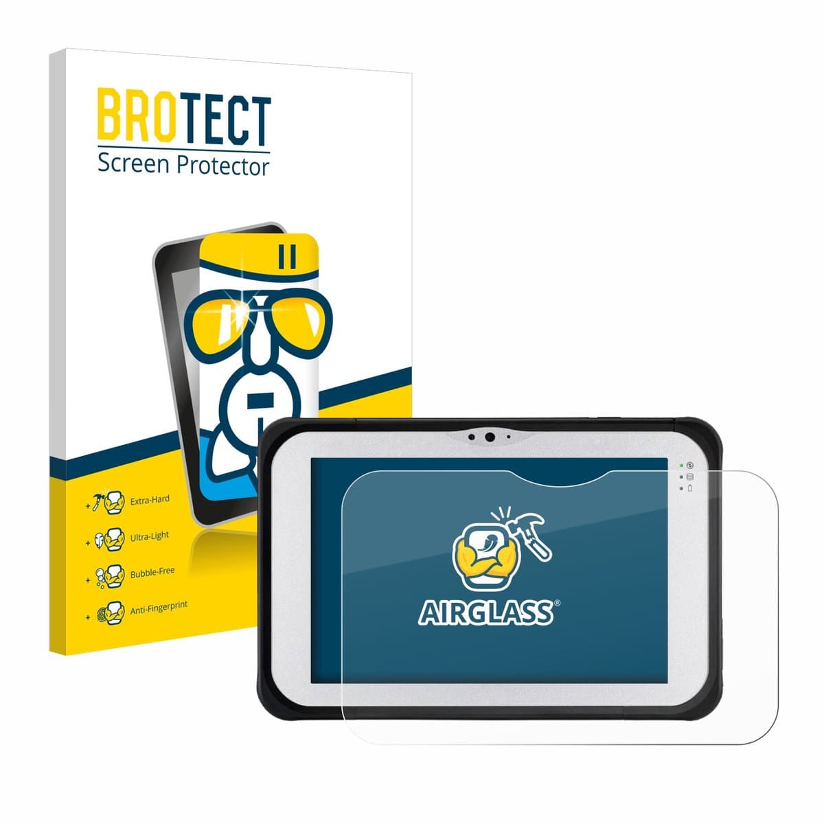 Screenprotector voor Panasonic Toughpad FZ-M1/ FZ-B2 Beschermglas transparant