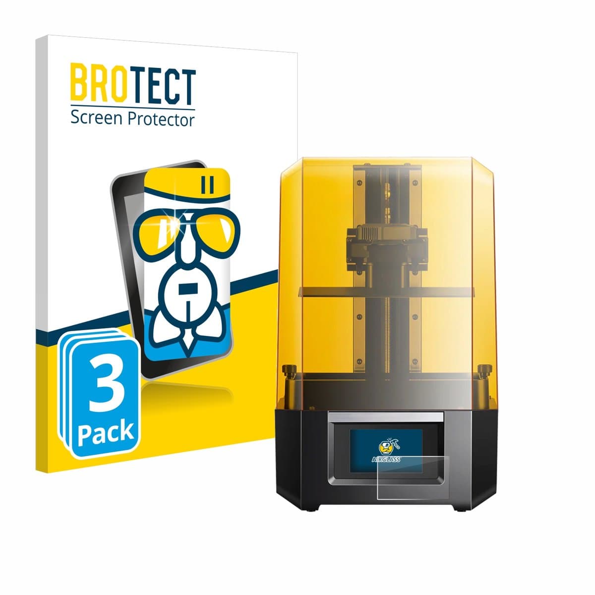 Screenprotector 3 Stuks voor Anycubic Photon Mono M5s Beschermglas transparant