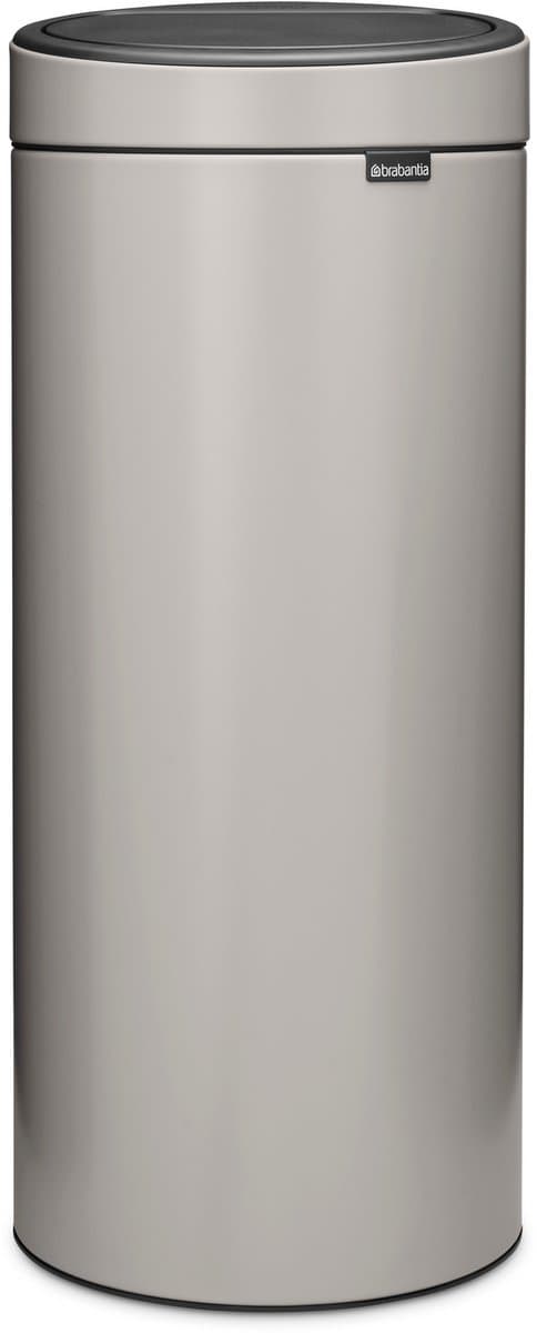 Brabantia Touch Bin Prullenbak - 30 liter - Soft Grey