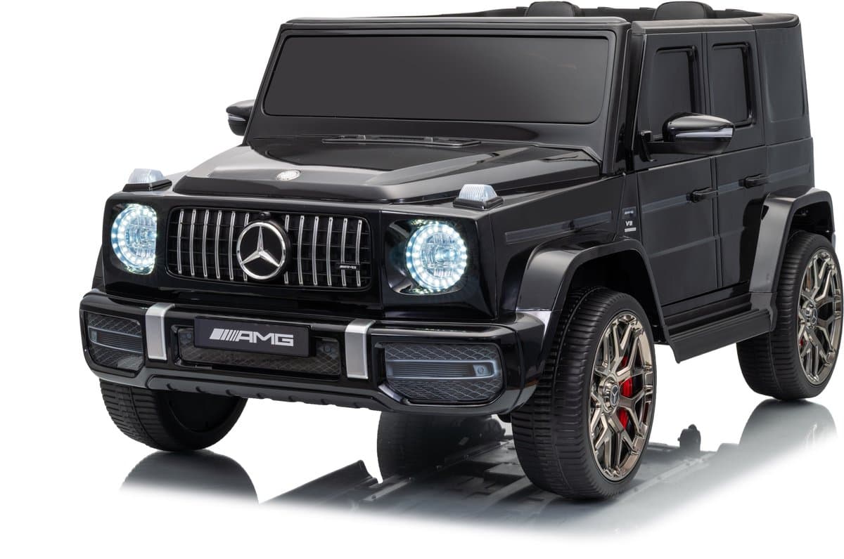 Mercedes-Benz G63 AMG - Elektrische Kinderauto 2persoons - 12V - Zwart