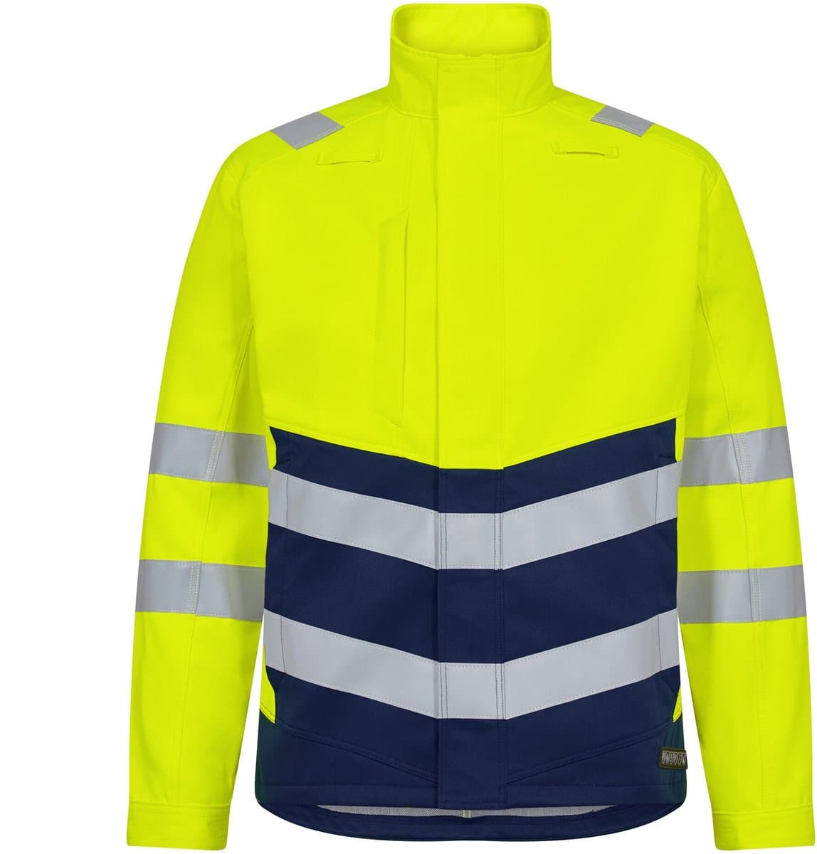 Engel Safety+ werkjack 1321-188 - Hi-vis Yellow / Blue Ink - 5XL