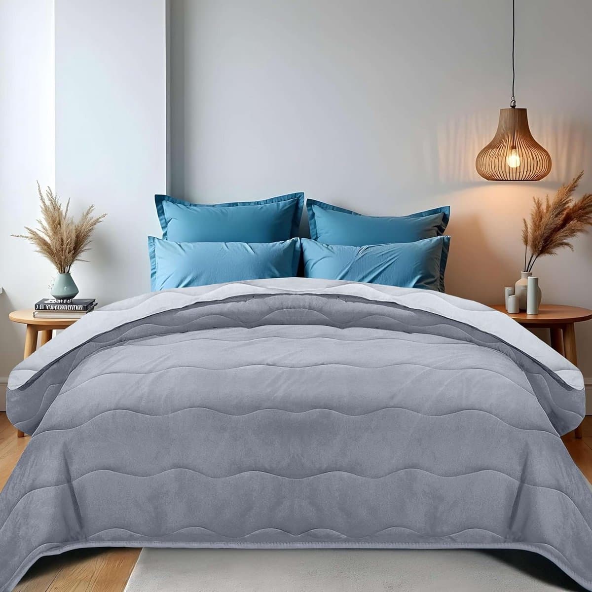 Microvezel Dekbed 170x260 cm omkeerbaar, ademend en hypoallergeen