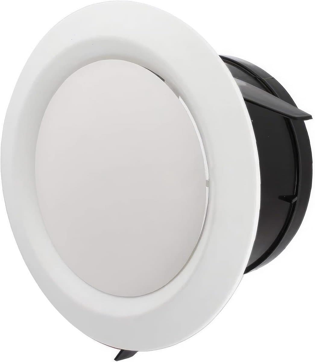 Ventilatie Disc - Luchtuitlaat Klep - Muur Plafond - Verstelbare Diameter - 75-200mm - Wit
