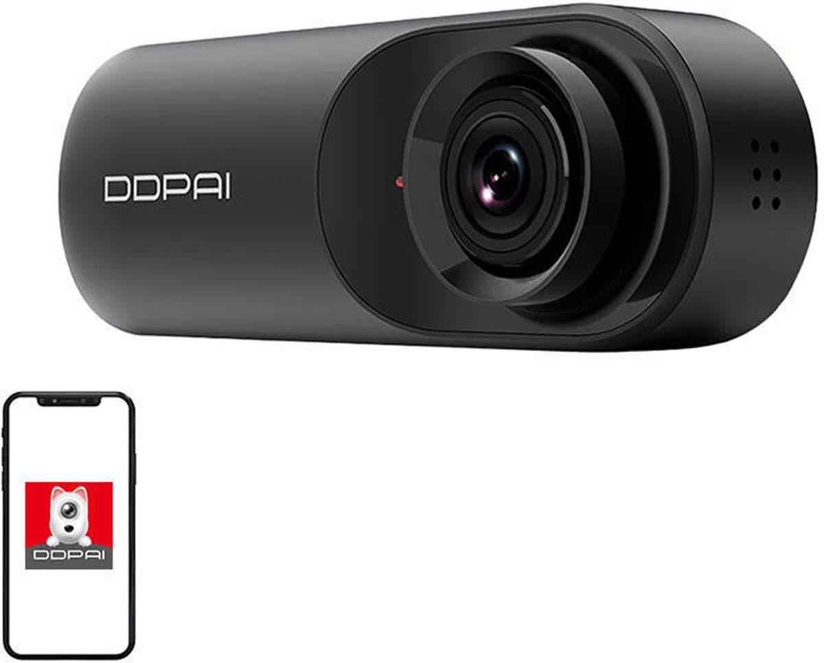 DDPai Mola N3 Pro 2CH QuadHD Wifi GPS dashcam voor auto