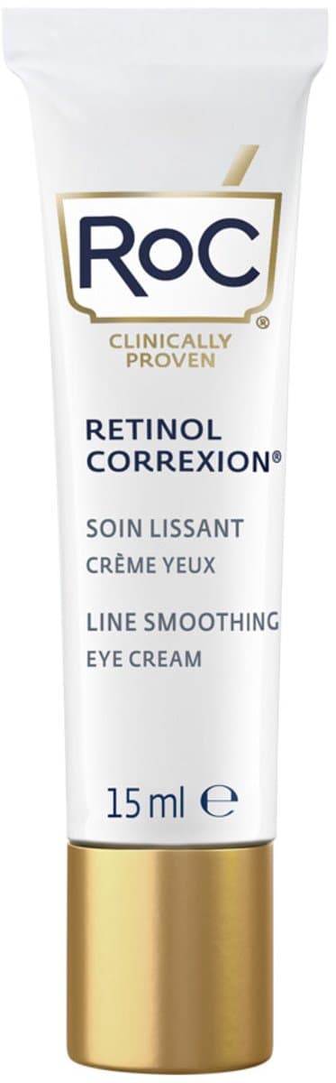 RoC Retinol Correxion Line Smoothing Oogcrème - 3 x 15 ml - Voordeelverpakking
