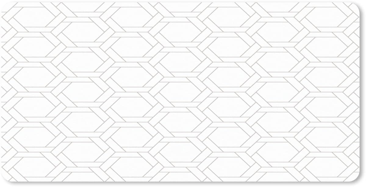 Muismat XXL 80x40 cm - Bureau onderlegger - Bureau mat Grafisch - Patroon - Modern - Bureaumat - Gaming mousepad xl - Bureaulegger groot - Computer deskmat
