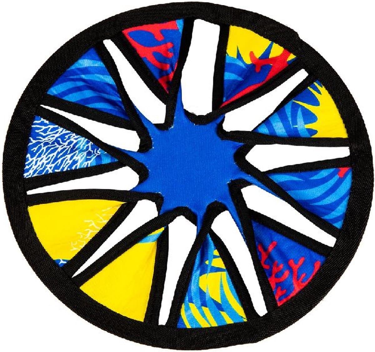 Summertime Soft Frisbee 25 cm Geel/Blauw