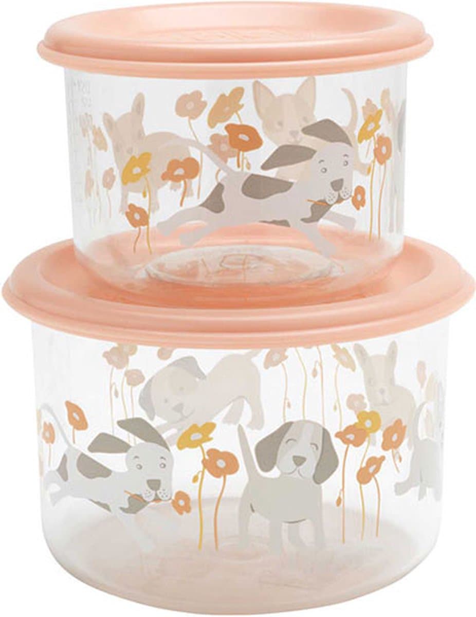 Snackdoosjes Puppies & Poppies Small Sugar Booger set van 2