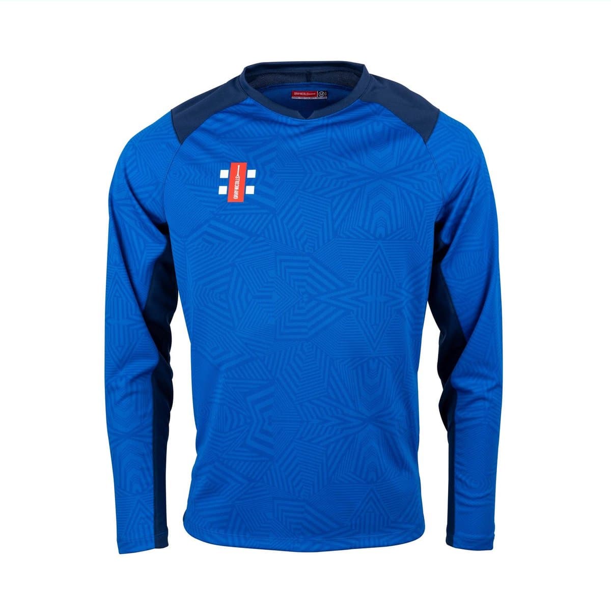 Gray-Nicolls Cricket SHIRT PRO T20 L/S RY/NV 9-10 9 - 10 Yrs - Royal / Navy