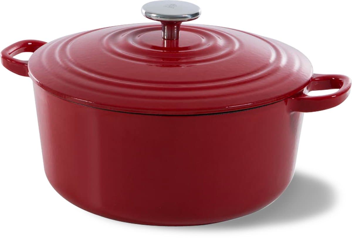 BK Bourgogne Braadpan 28 cm Chili Red