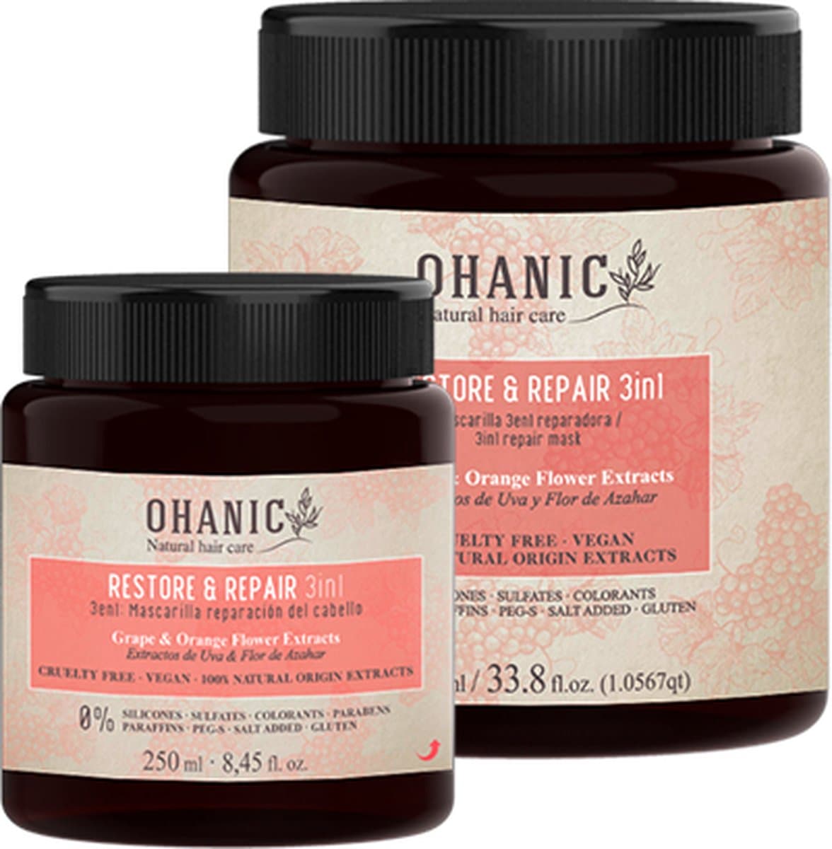 OHANIC Restore & repair Masker 3 in 1 250ml