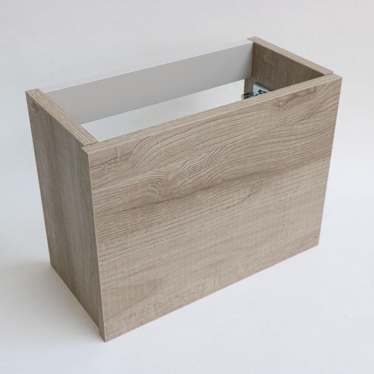 Toiletmeubel INK Versus Fontein Onderkast 36x18x27cm HPL Greige Eiken Greeploos
