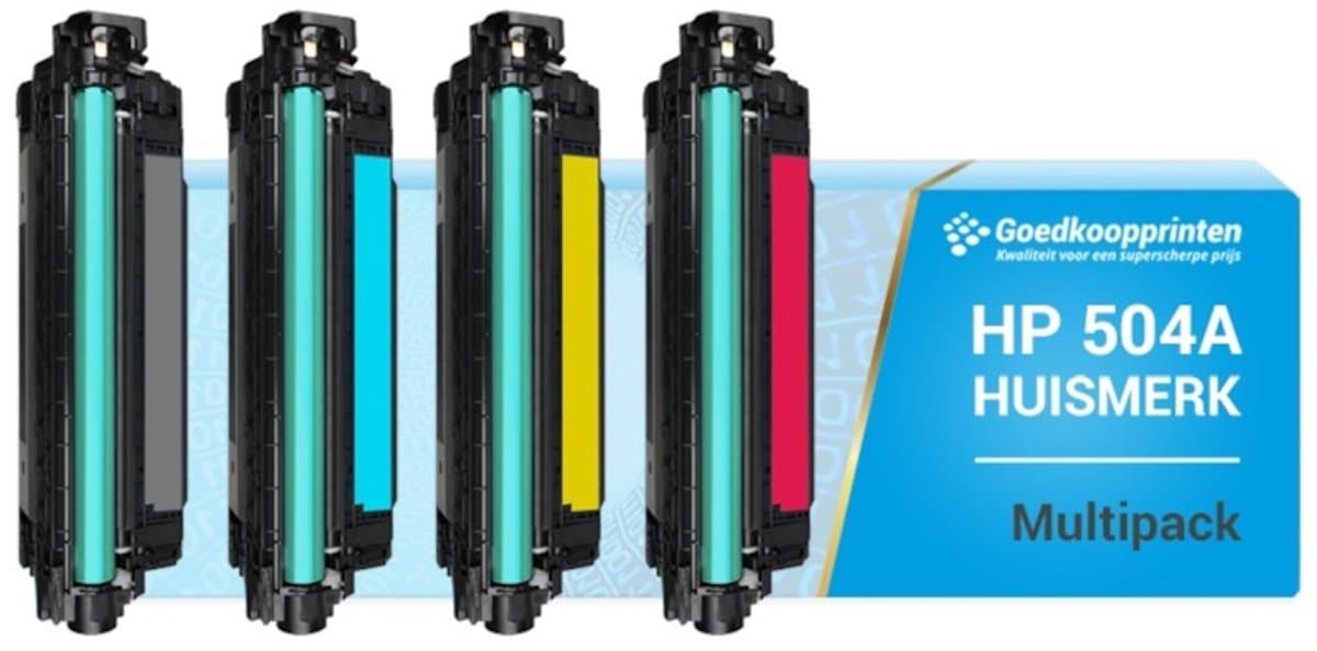 Huismerk voor HP 504A toner Multipack / HP 504X toner set