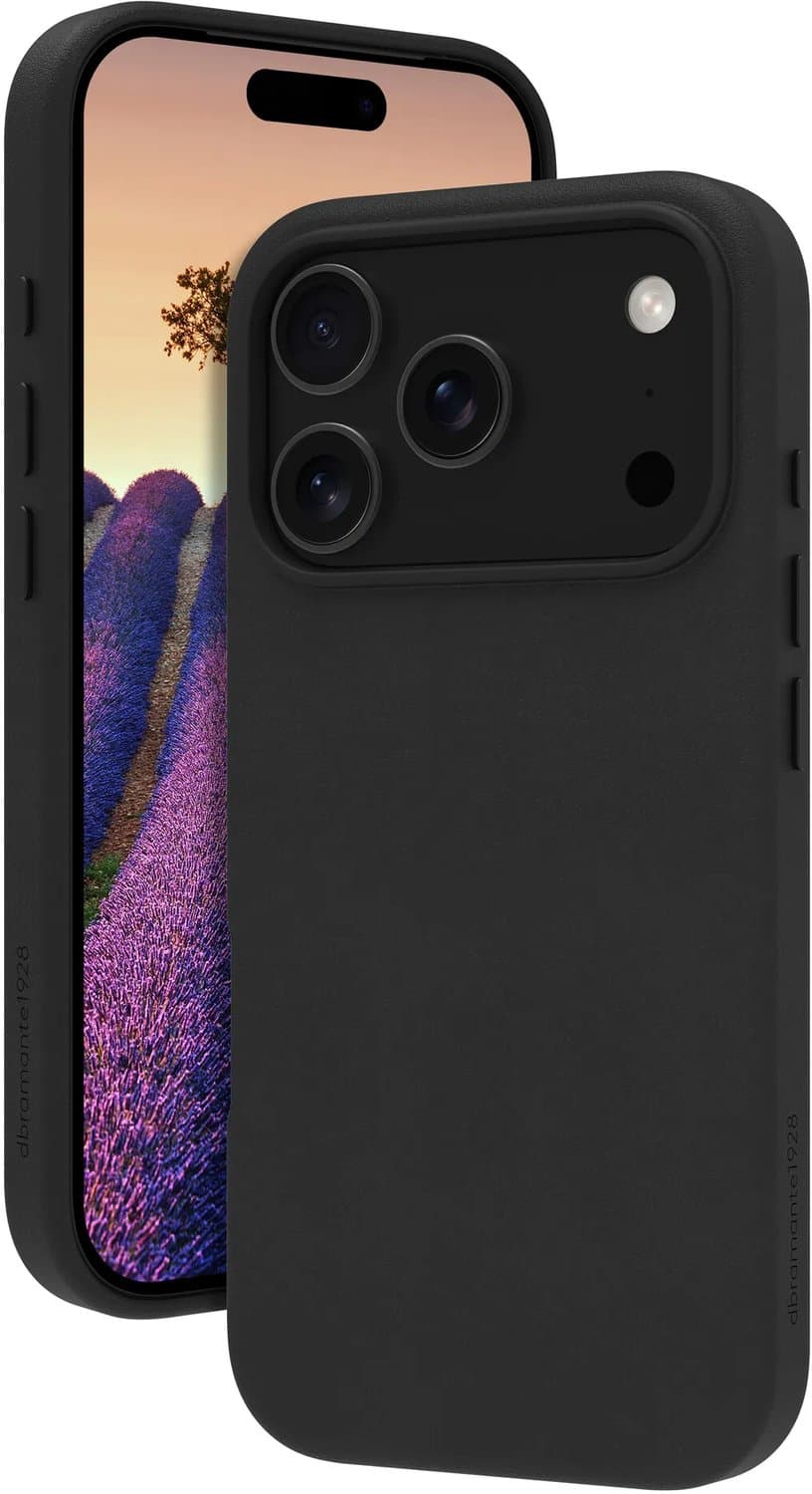 DBramante1928 Roskilde Apple iPhone 17 Pro Back Cover met MagSafe Leer Zwart