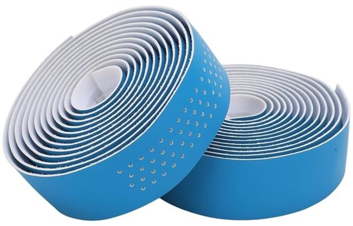 Fietsstuurlint - Stuurtape Wielrennen - Comfortabel Fietsen - Zacht en Absorberend - 1 Meter - Blauw