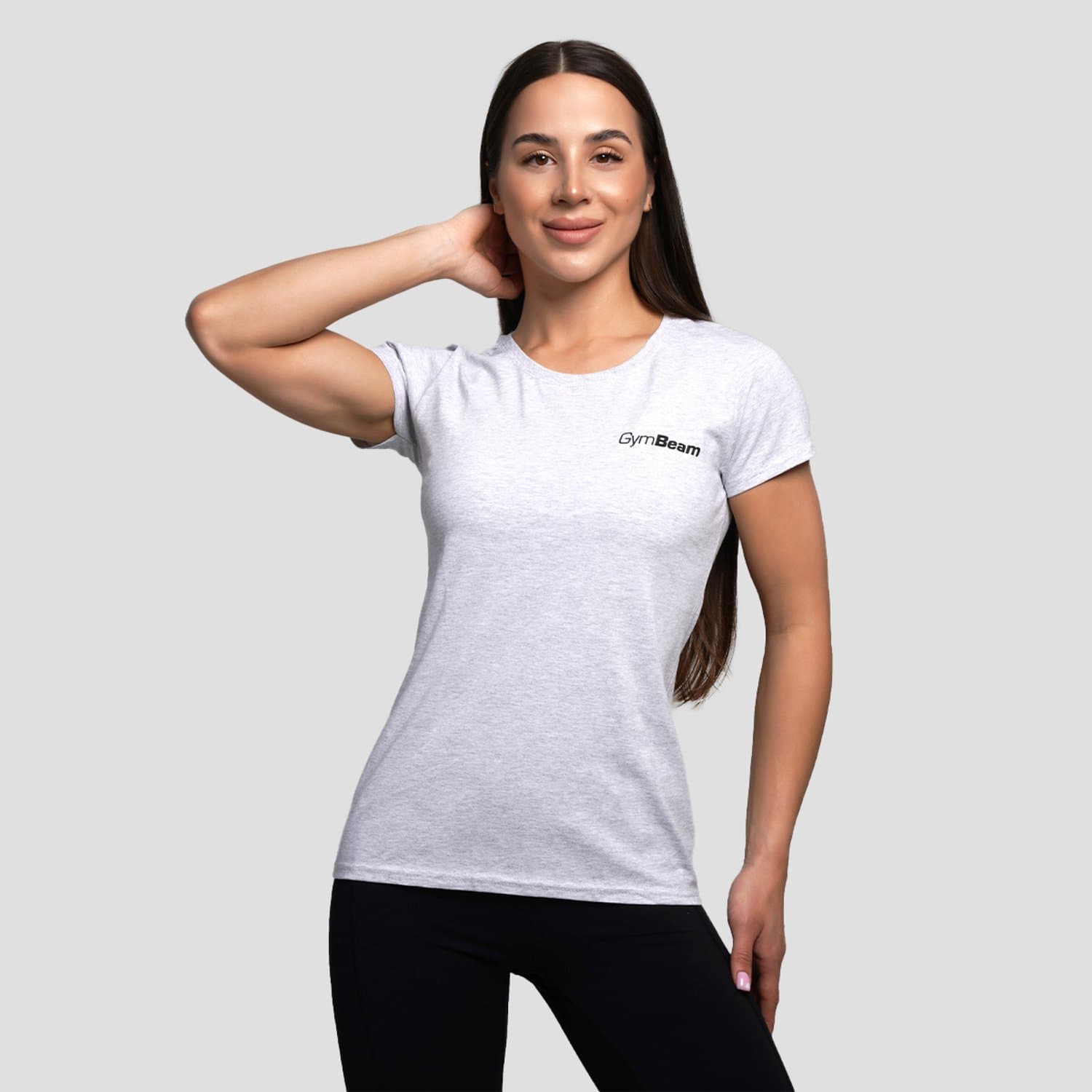 GymBeam Dames Basic T-shirt Heather Grijs L