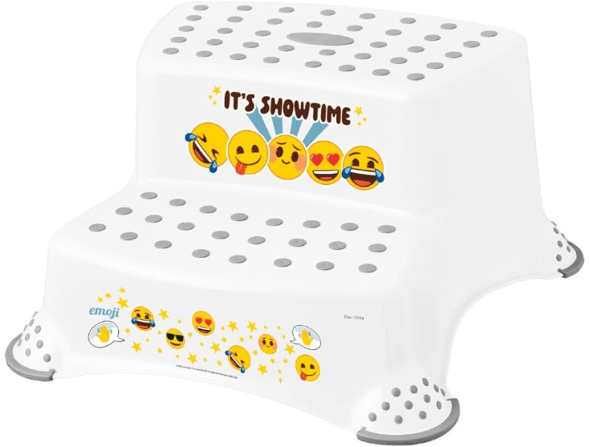 keeeper Igor Emoji S opstapje, 2-traps, wit, 120 kg draagkracht
