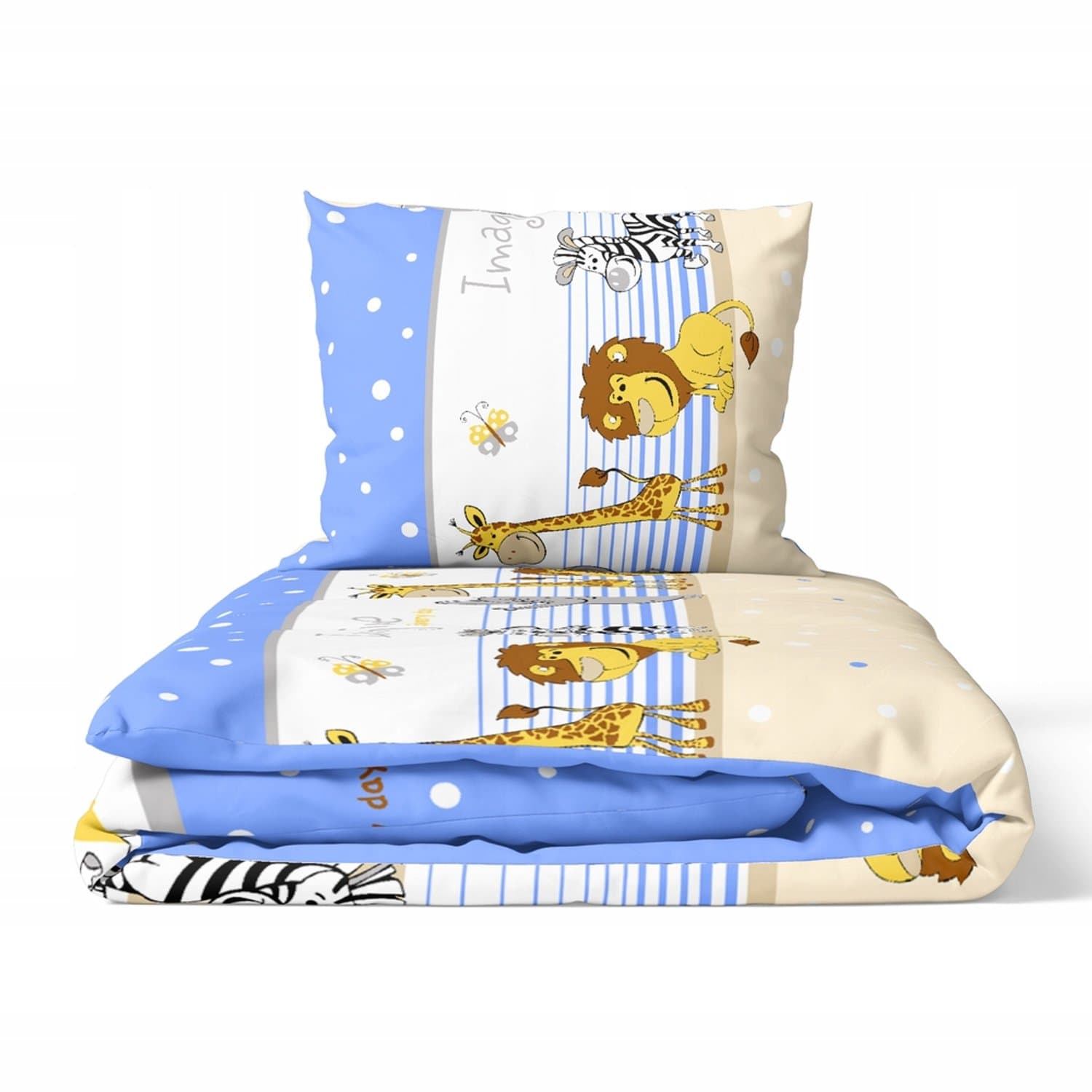 Kinderledikant dekbedovertrek set 90x120cm, 2-delig, 100% katoen