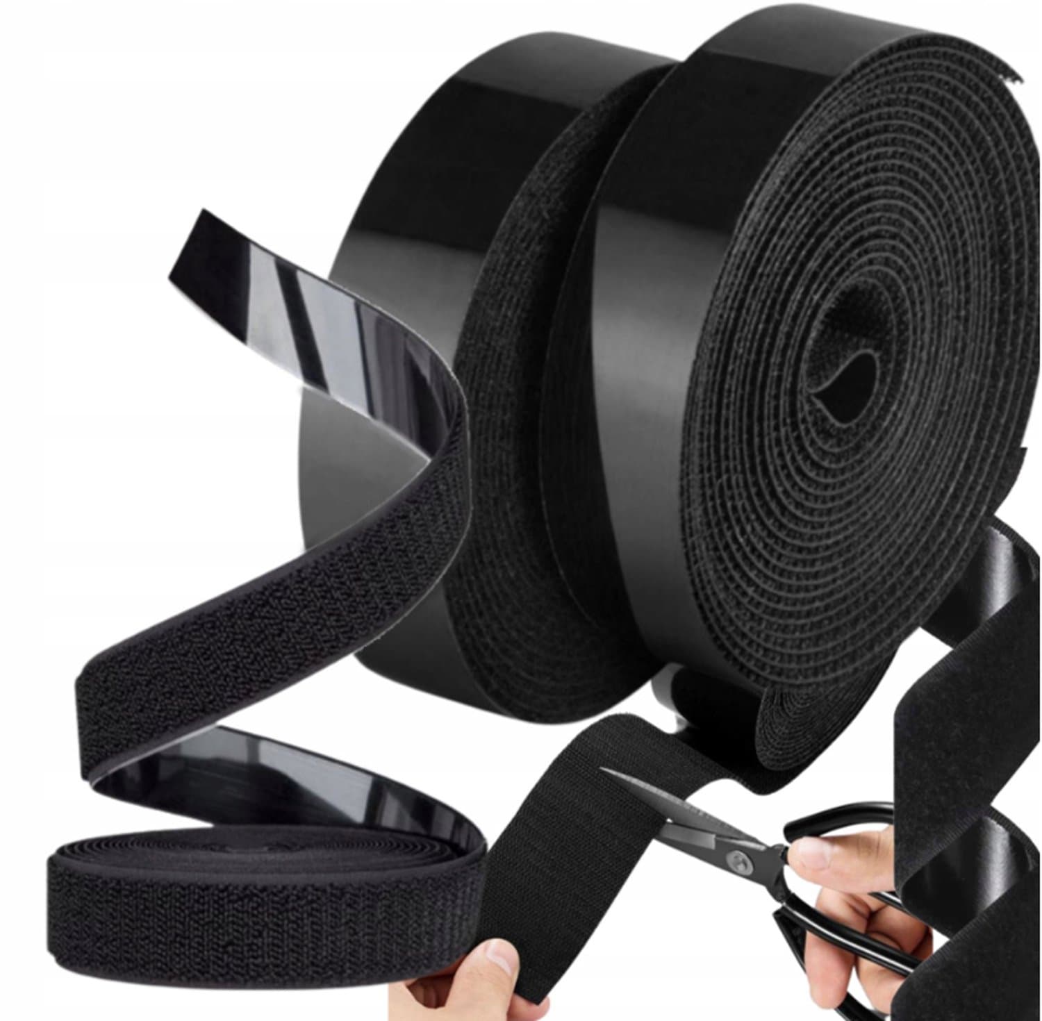 Dubbelzijdig Zelfklevend Klittenband 50mm x 5m - Sterke Bevestiging