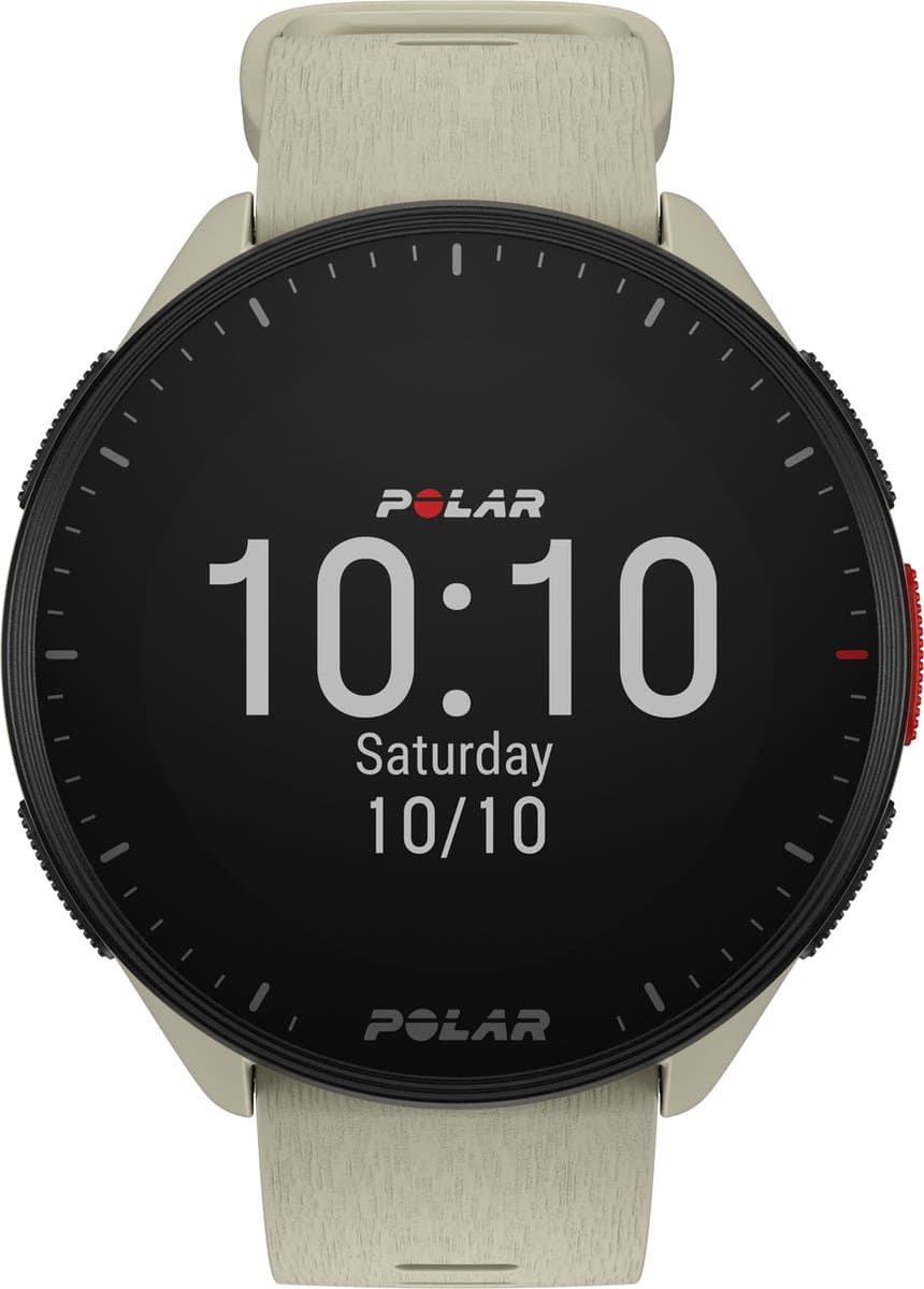 Polar Pacer -  GPS Hardloophorloge -  Cloud White - Maten S-L