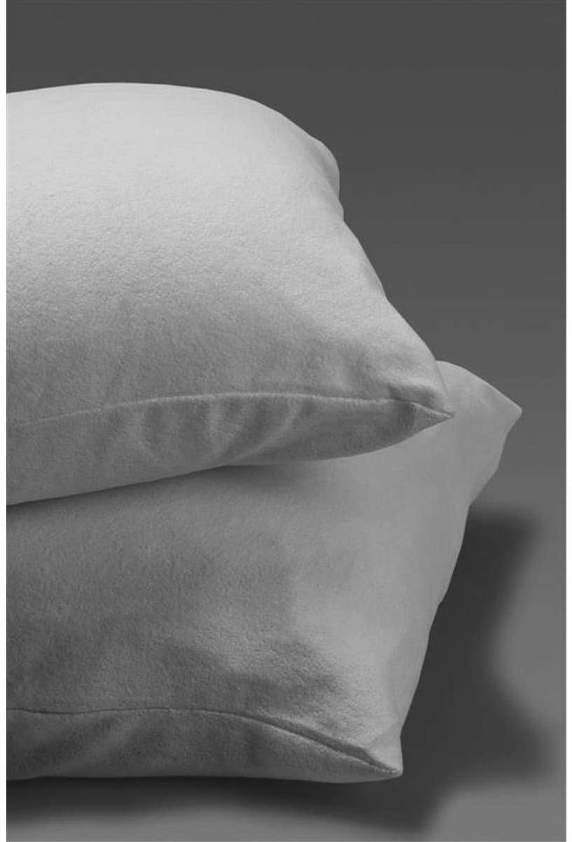 Dreamhouse Waterdichte Molton Kussensloop - Badstof - 2 stuks - 60x70 - Wit