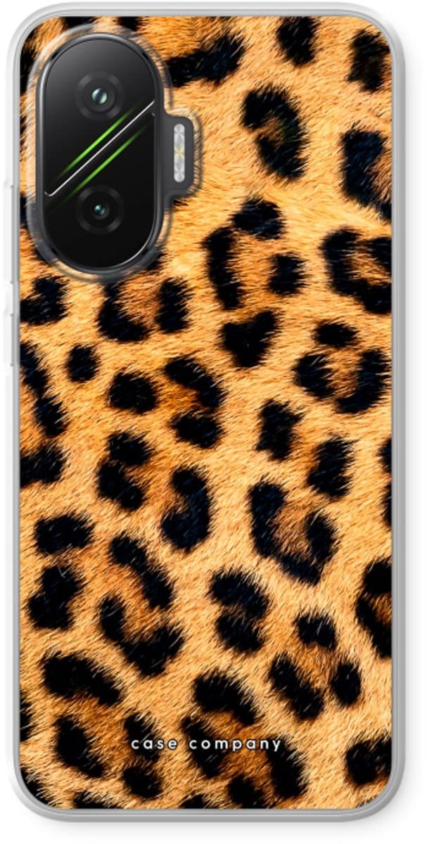 Case Company® - Hoesje geschikt voor Xiaomi Poco F7 hoesje - Luipaard - Soft Cover Telefoonhoesje - Bescherming aan alle Kanten en Schermrand