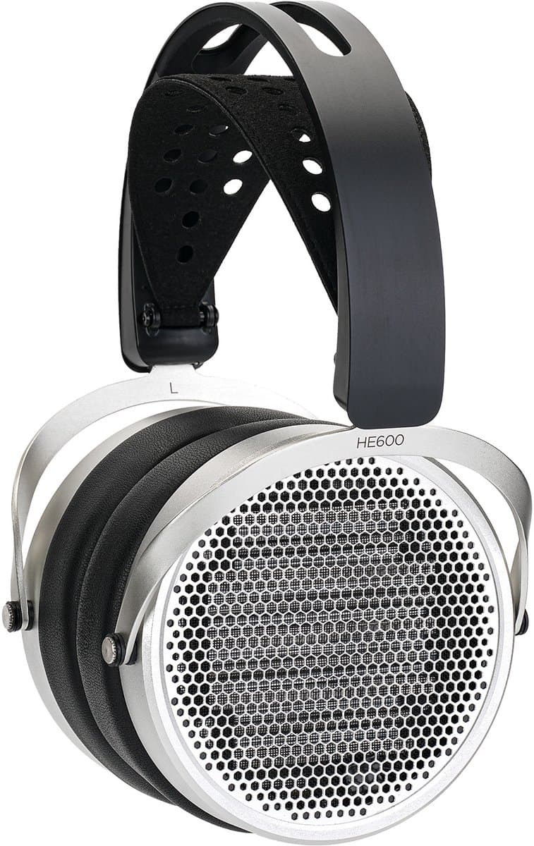 HiFiMAN HE600 hoofdtelefoon/headset Hoofdtelefoons Bedraad Hoofdband Muziek Zwart, Grijs