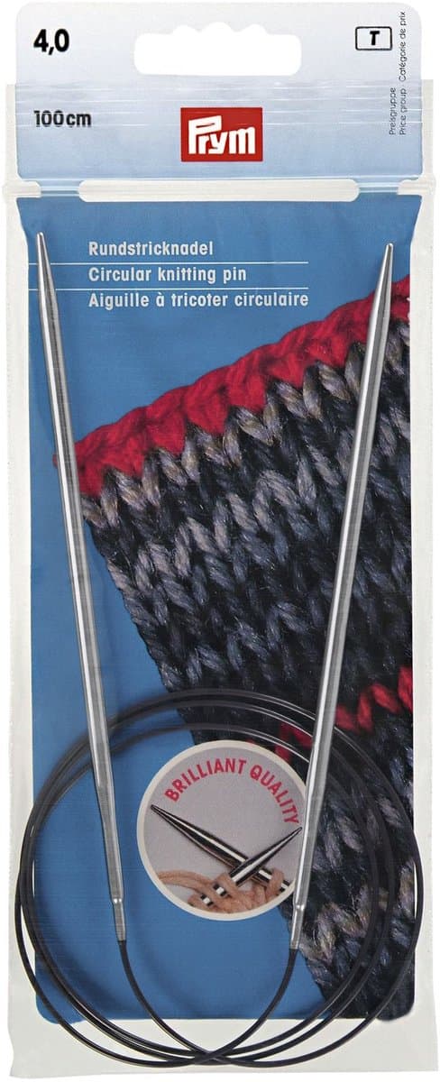 Prym Breinaalden Rond 4mm/100cm - Comfortabel Breien
