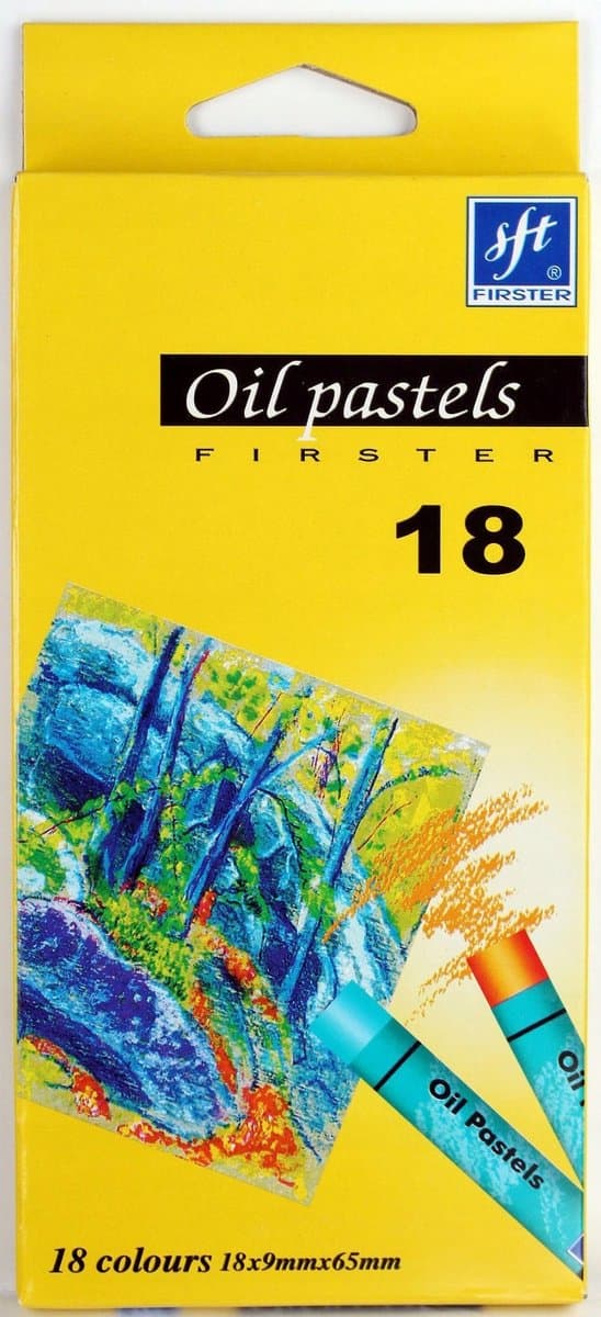 Titanum Oliepastels 18 Kleuren - Levendige Pigmenten voor Kunstenaars