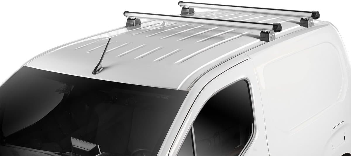 Dakdragers geschikt voor Peugeot Expert III 2016-heden Green Valley Pro-Plus aluminium - 2 dragers