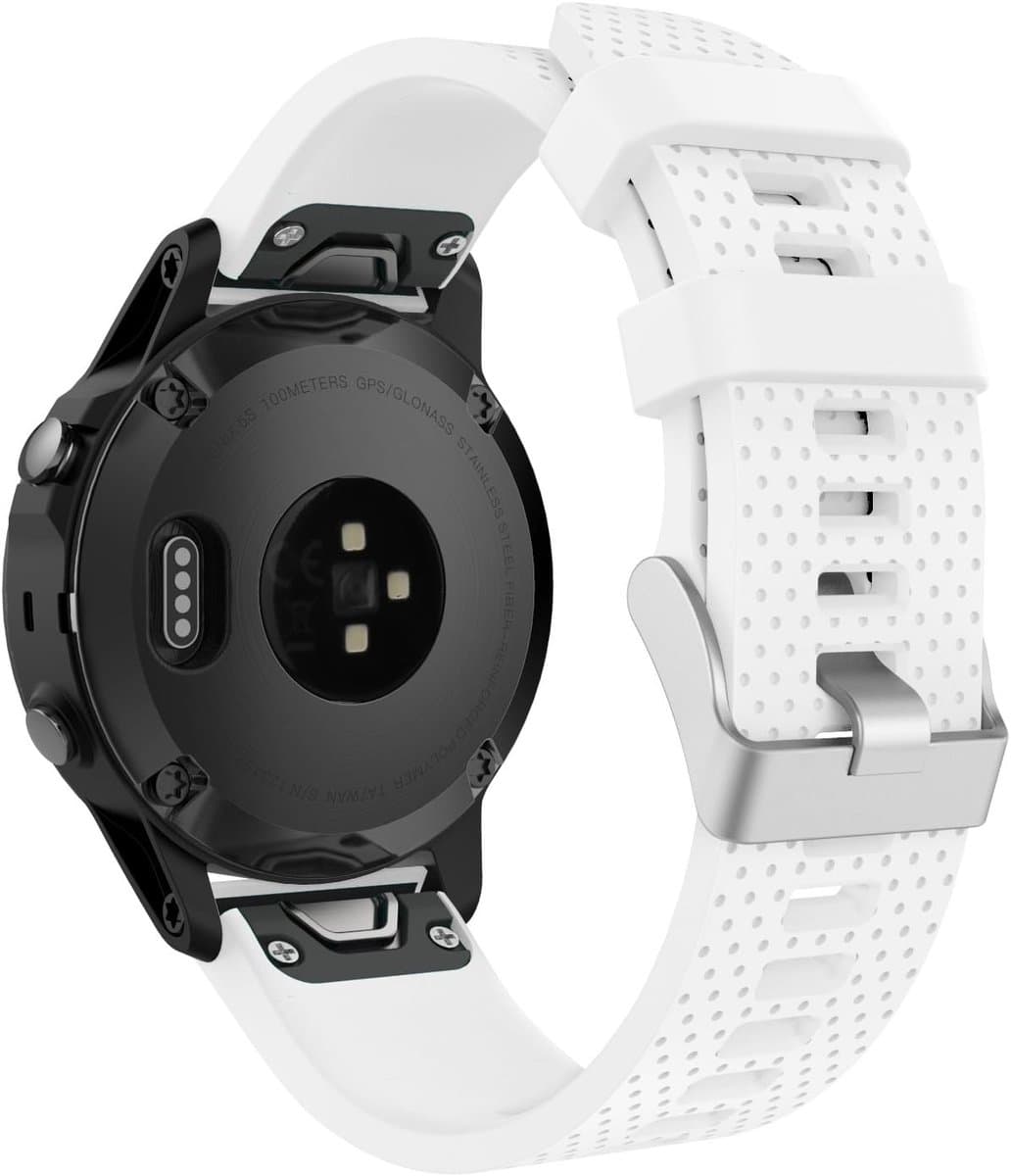 Compatibele Armband voor Garmin Fenix 7S/7S Pro/Fenix 6S/6S Pro/Fenix 5S/5S Plus/Instinct 2S/Epix Pro Gen 2 42 mm - 20 mm Quick Fit Siliconen Sportarmband - Reservearmband voor Horloges