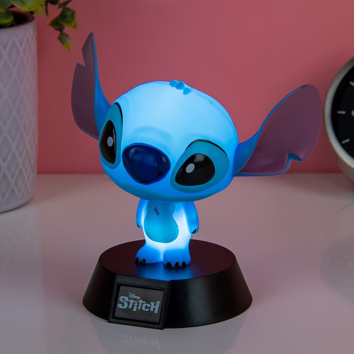 Disney Stitch Lamp - 12 cm, Blauw&Roze