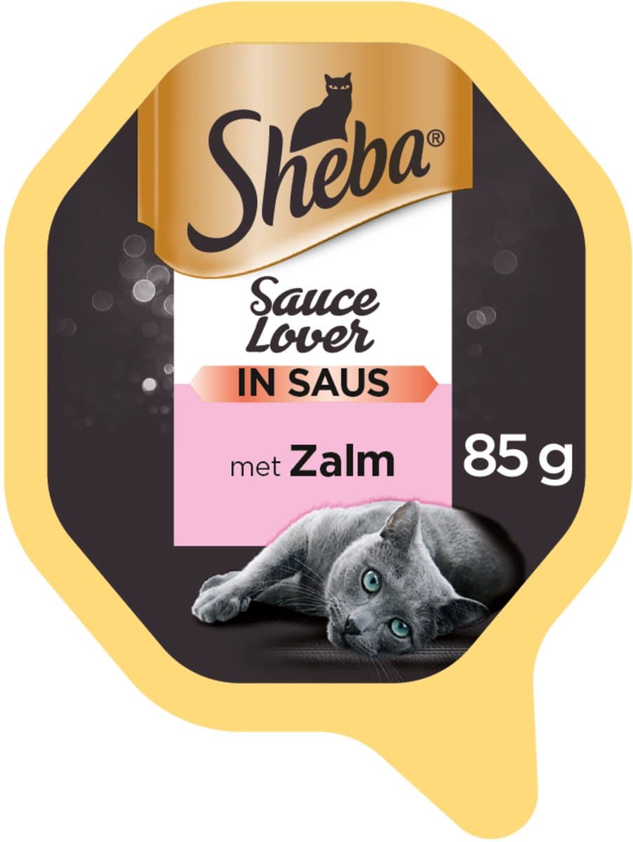 Sheba kattenvoer alu zalm 85 g