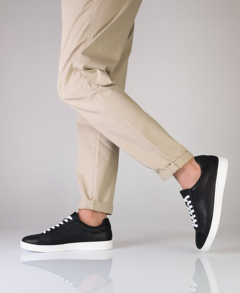 Anna Kern Suny 7410 Danssneakers voor Heren van Zwart Nappa Leer met Volledige Zool - Drie draaipunten systeem voor betere draaibewegingen - Salsa, Bachata, Latin - SUNY - zwart - 43 1/3