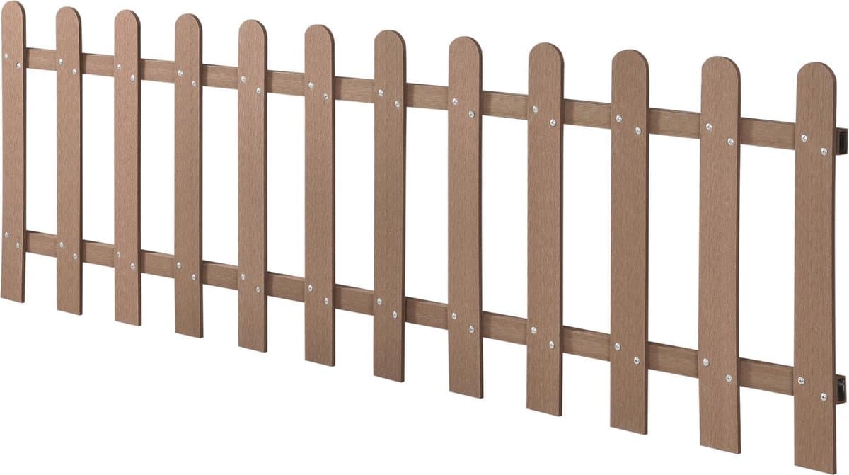 HKC Tuinhek voortuinhek 60x200 cm bruin